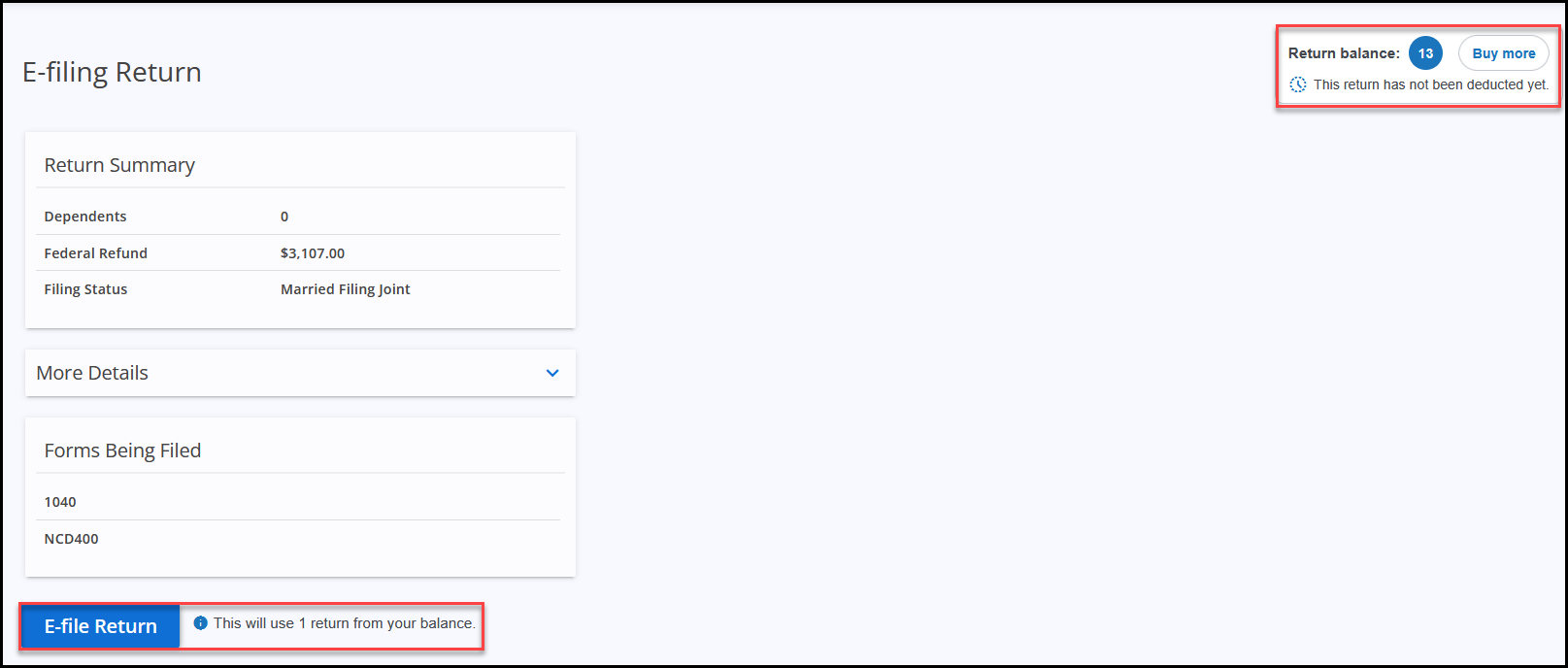 File - not deducted or counted